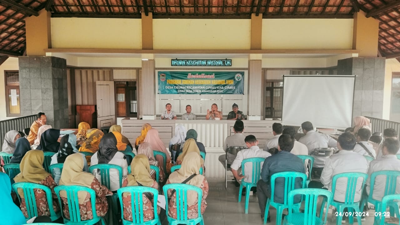 SOSIALISASI PROGRAM JAMINAN KESEHATAN NASIONAL DI DESA CIEURIH